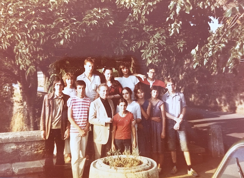 Master class en Groznjan con Daniel Shafran, 1982