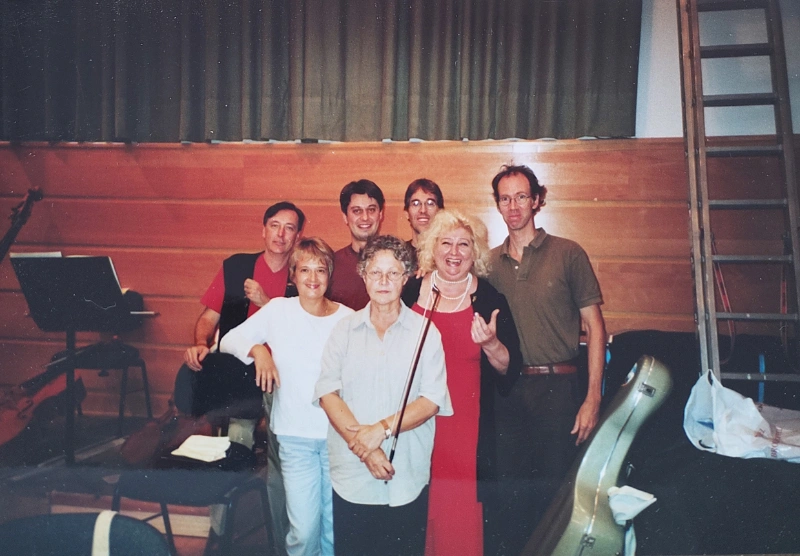 Eva, Svetlana, Olga, Michiel, Tilman, Eugeniji y Robert, 2005