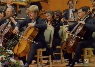 Robert Pytel en un vídeo de la Orquesta Ciudad de Málaga